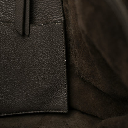 Celine Soft Grained Calfskin Small Belt Cabas Phantom Taupe 15 of 27