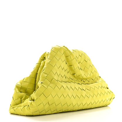 Bottega Veneta Nappa Maxi Intrecciato The Pouch Oversized Clutch Kiwi 3 of 14