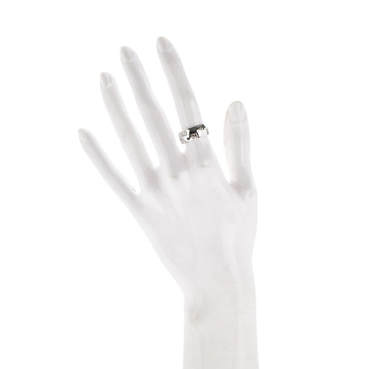 Gucci 18K White Gold 8mm Icon Band Ring 6.5 2 of 6