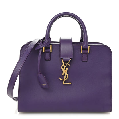 Saint Laurent Calfskin Monogram Baby Cabas Purple 1 of 9