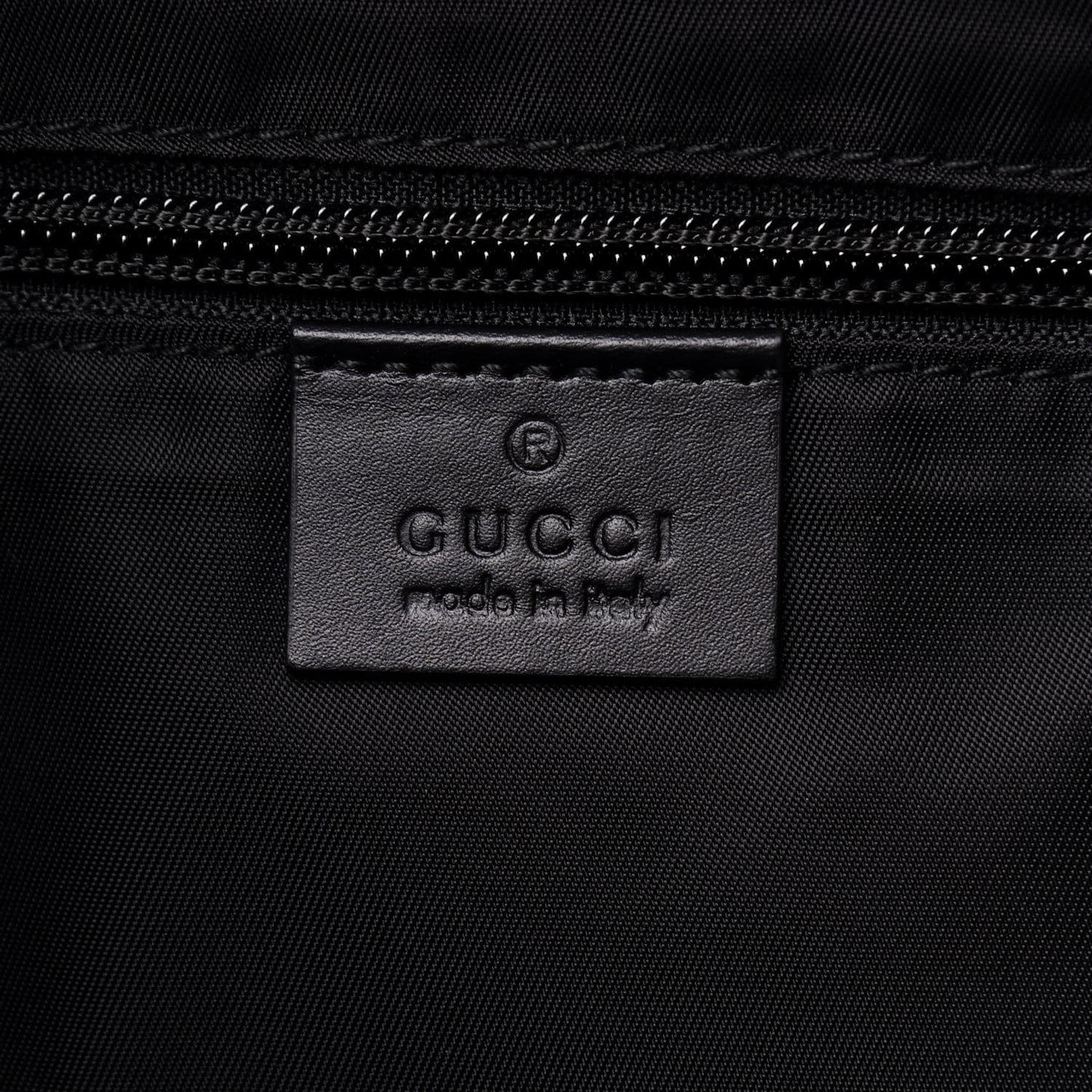 GG Supreme Monogram Web Messenger Bag Black