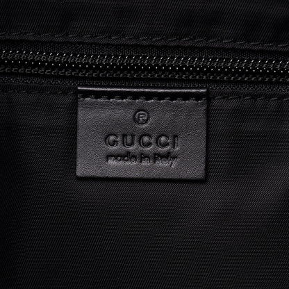Gucci GG Supreme Monogram Web Messenger Bag Black 6 of 9