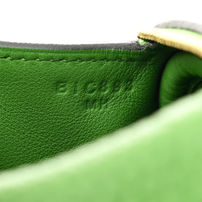 Hermes Taurillon Clemence Mini Lindy 20 Vert Yucca 7 of 11