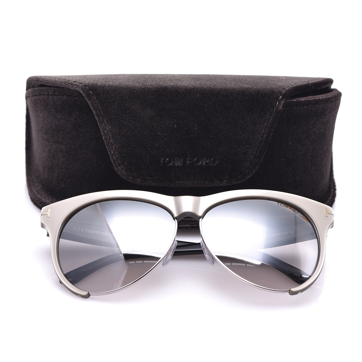 Tom Ford Leona Sunglasses TF365 Grey 8 of 8