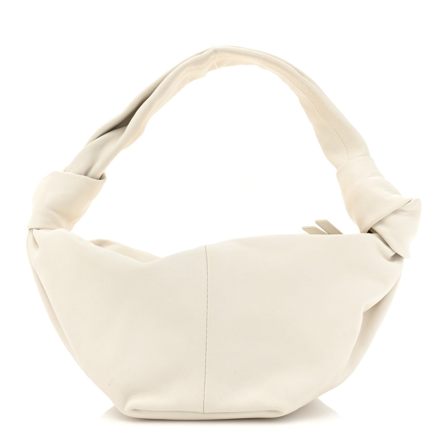 Calfskin Mini Double Knot Bag White