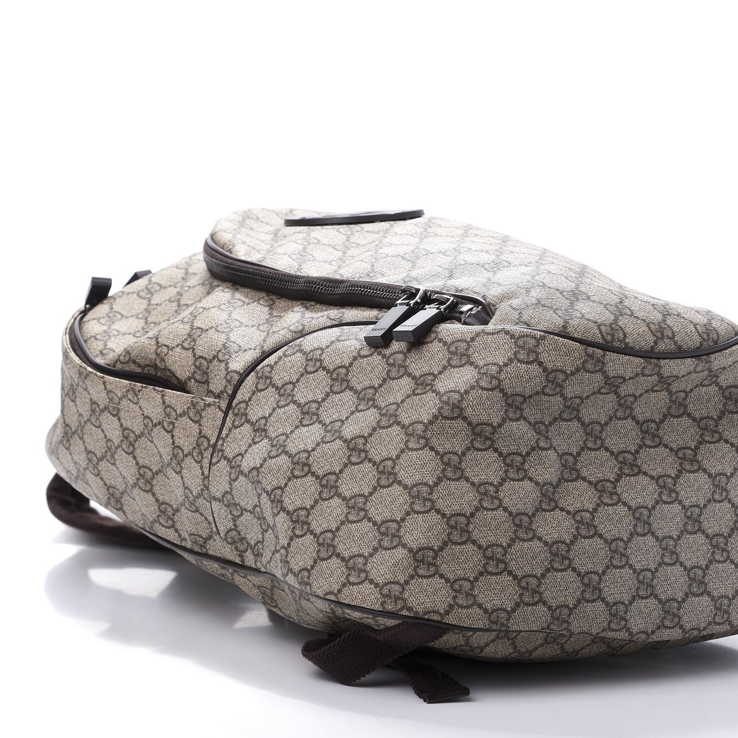 Gucci GG Plus Monogram Interlocking G Medium Backpack Dark Brown 9 of 11