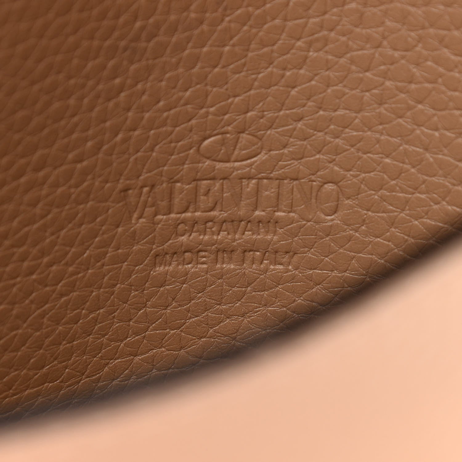 Valentino Garavani Pebbled Calfskin Medium Rockstud Flip Lock Crossbody Bag Camel Rose 6 of 12