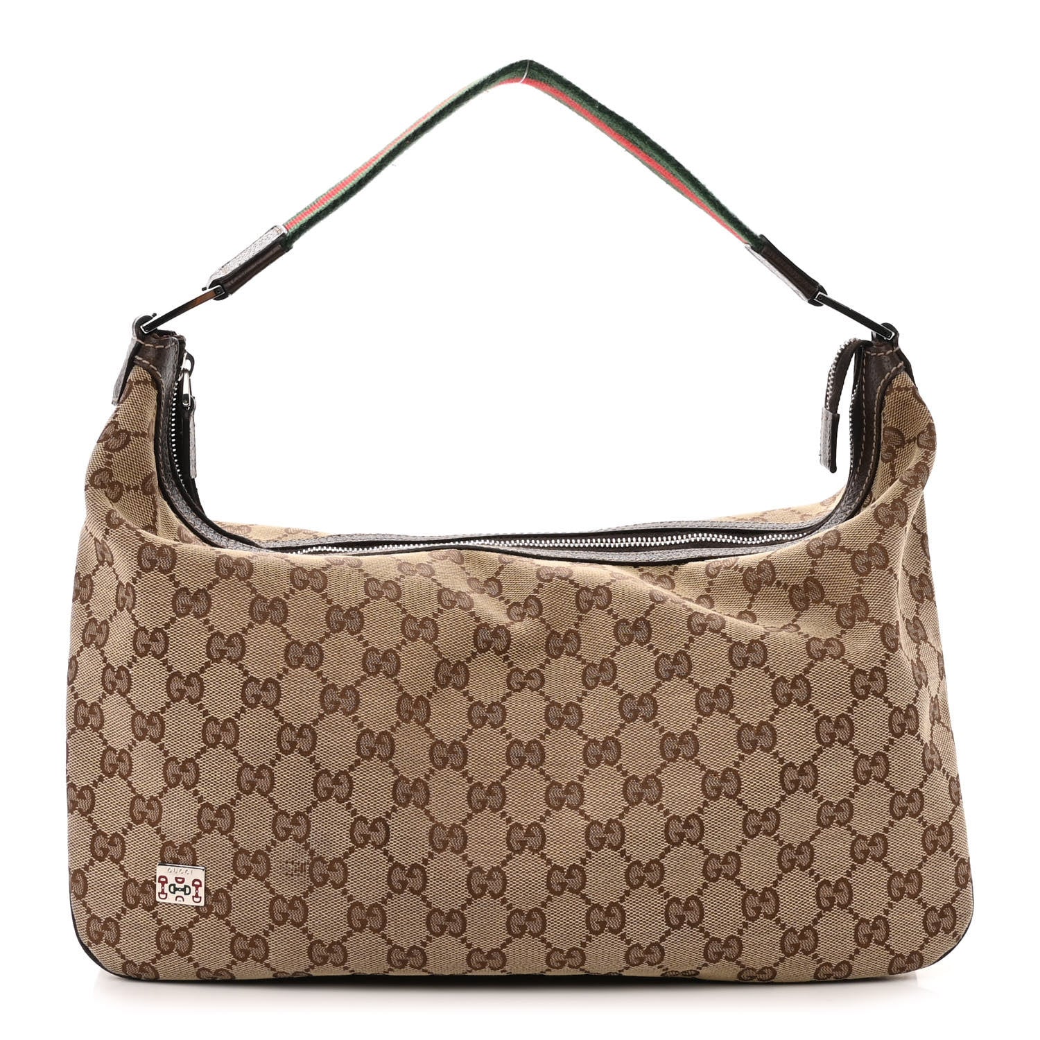 Gucci Monogram Medium Pop Hobo Dark Brown 1 of 12