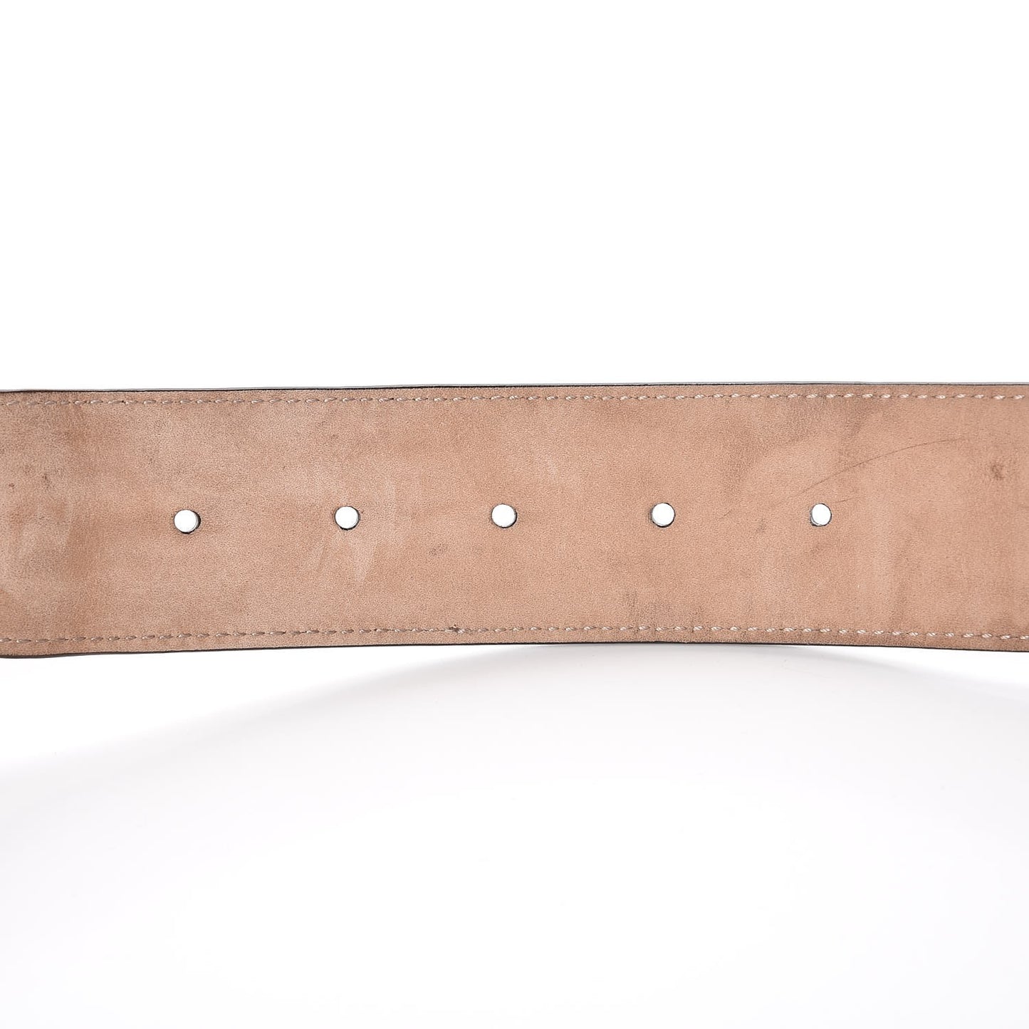 Nylon Calfskin Double G Web 40mm Belt 85 34 Green Red Cuir
