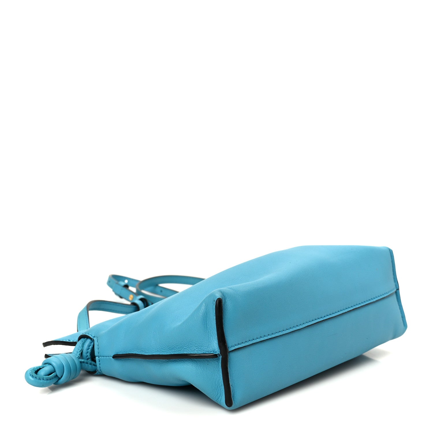 Loewe Nappa Flamenco Mini Knot Bag Turquoise 3 of 9