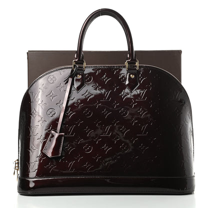 Louis Vuitton Vernis Alma GM Amarante 7 of 13