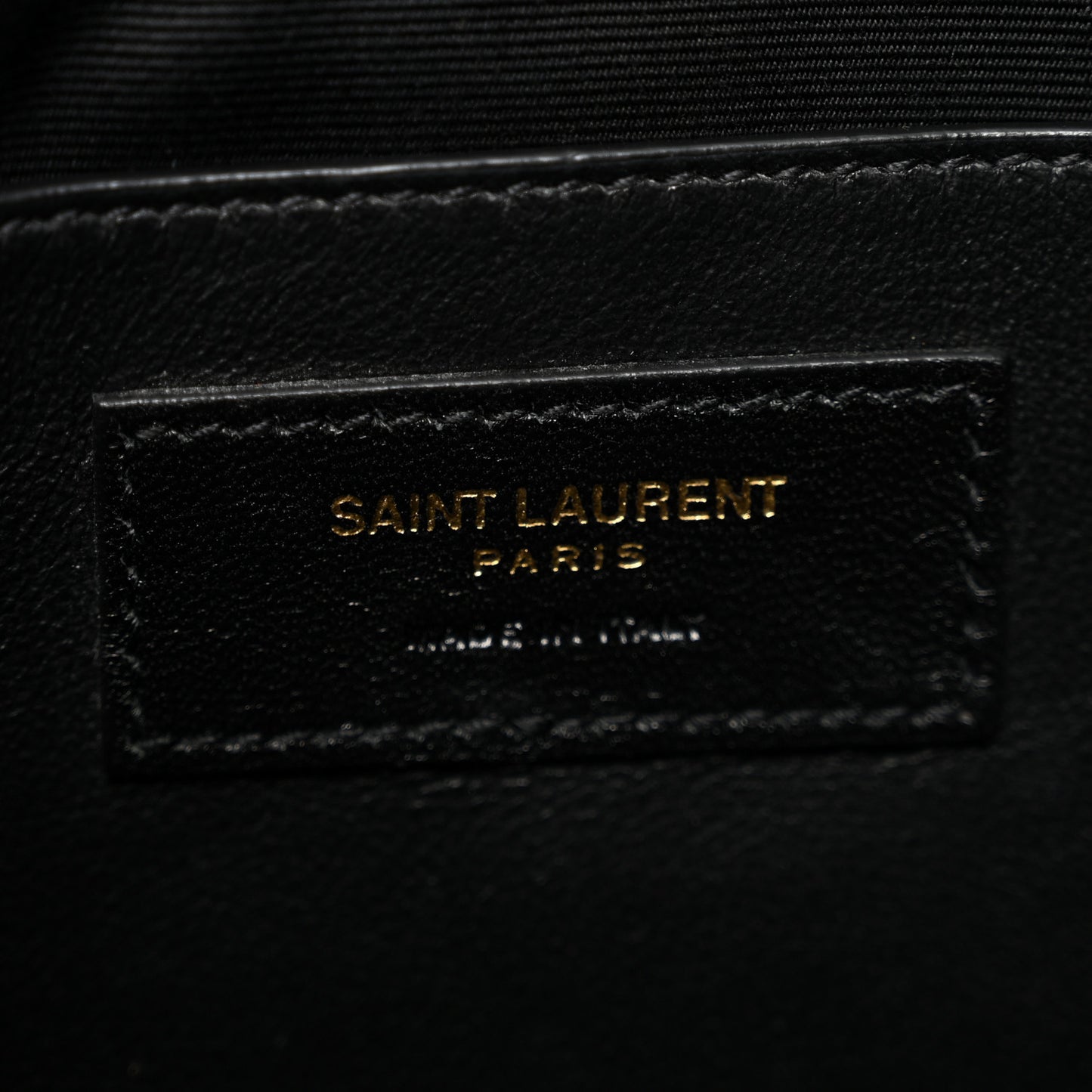 Crinkled Lambskin Matelasse Monogram Baby Niki Chain Satchel Black