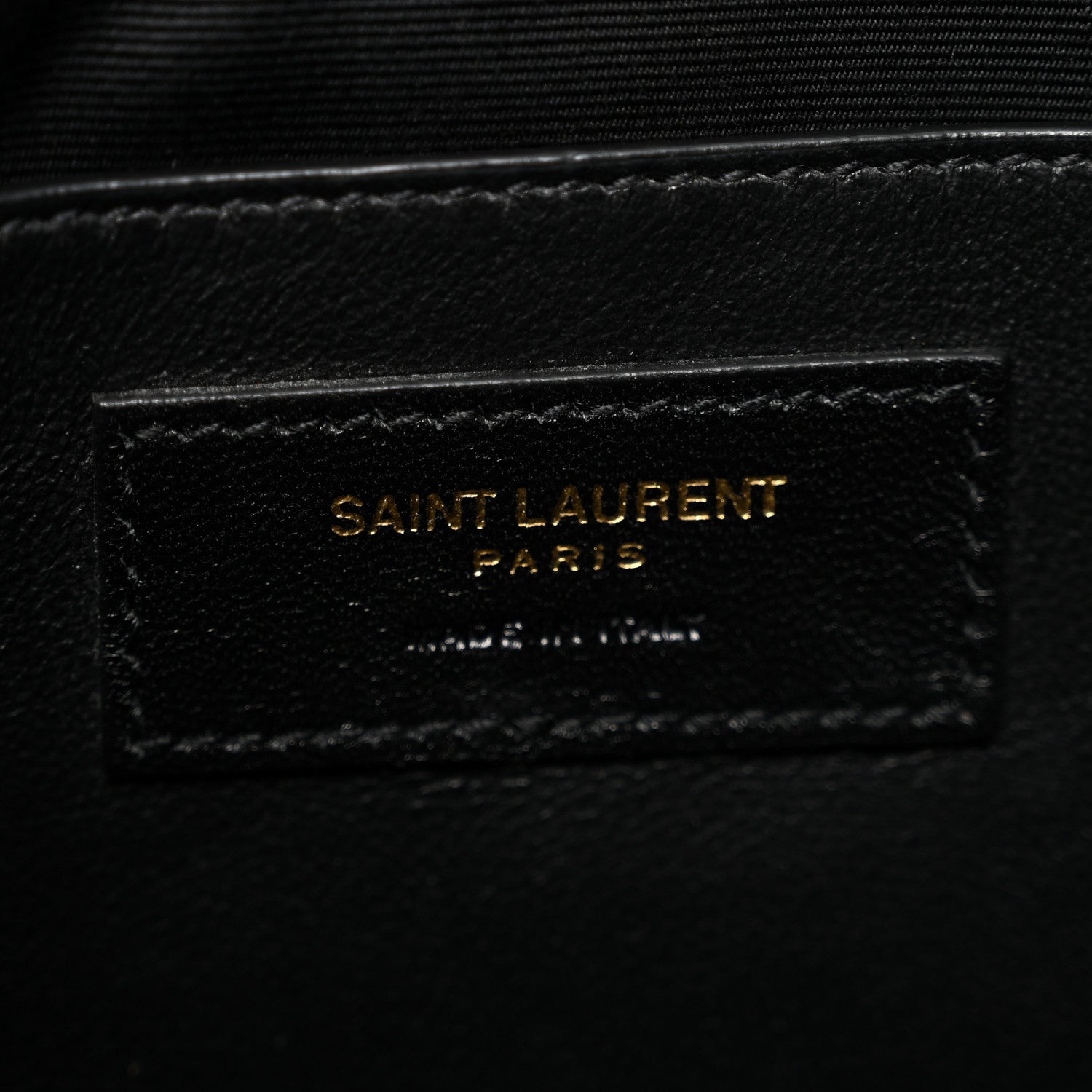 Saint Laurent Crinkled Lambskin Matelasse Monogram Baby Niki Chain Satchel Black 6 of 12