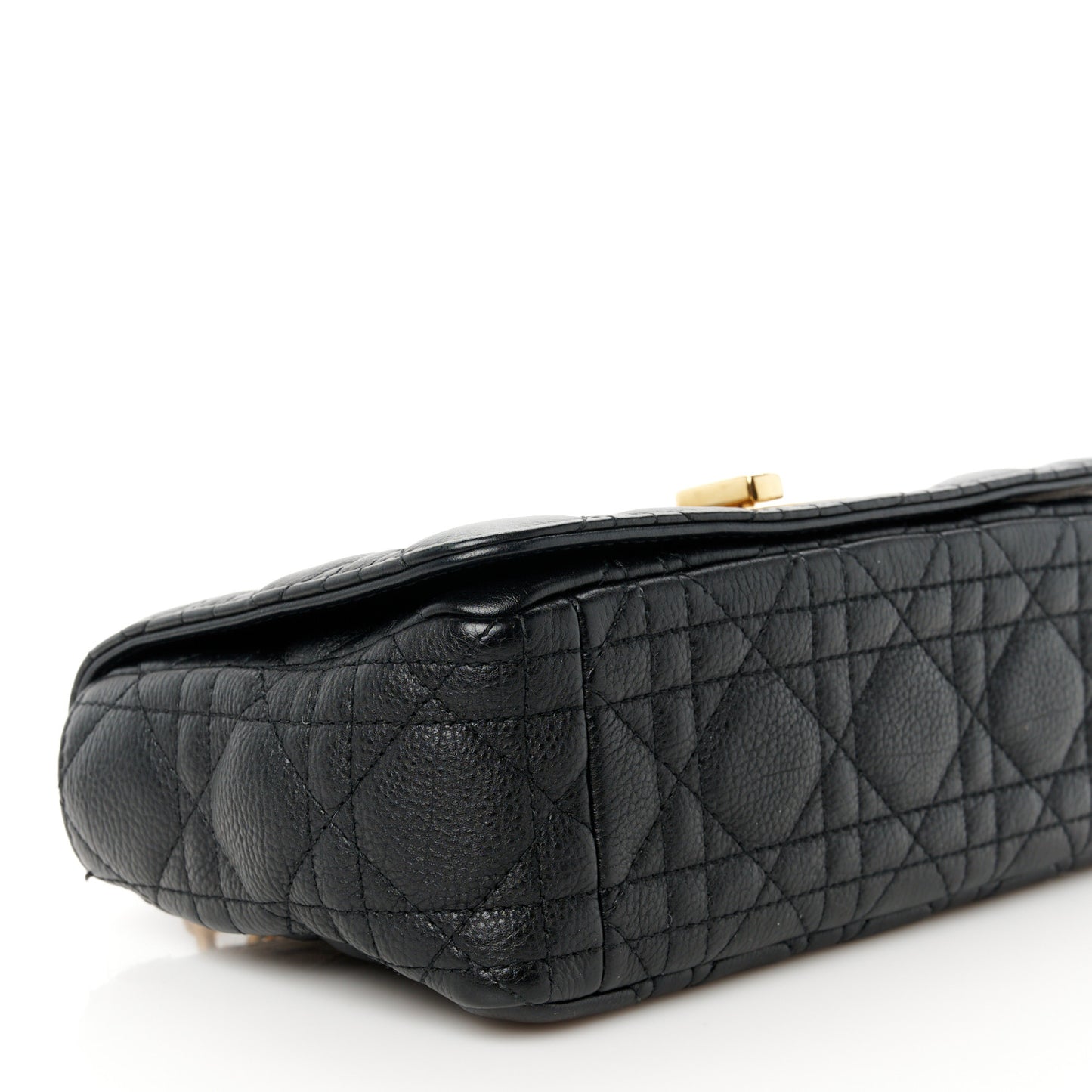 Calfskin Cannage Small Caro Bag Black