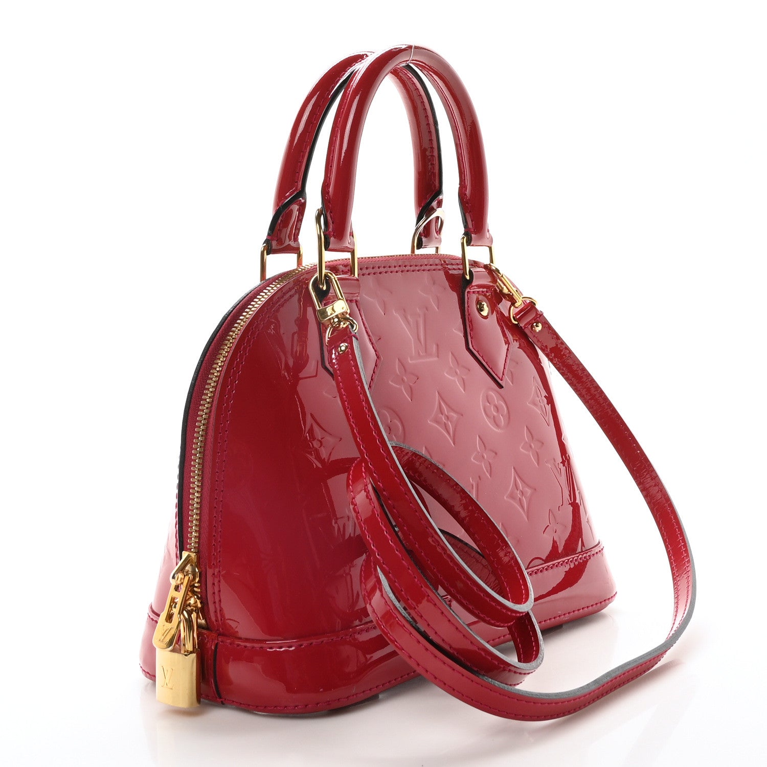 Louis Vuitton Vernis Alma BB Rose Indien 3 of 10