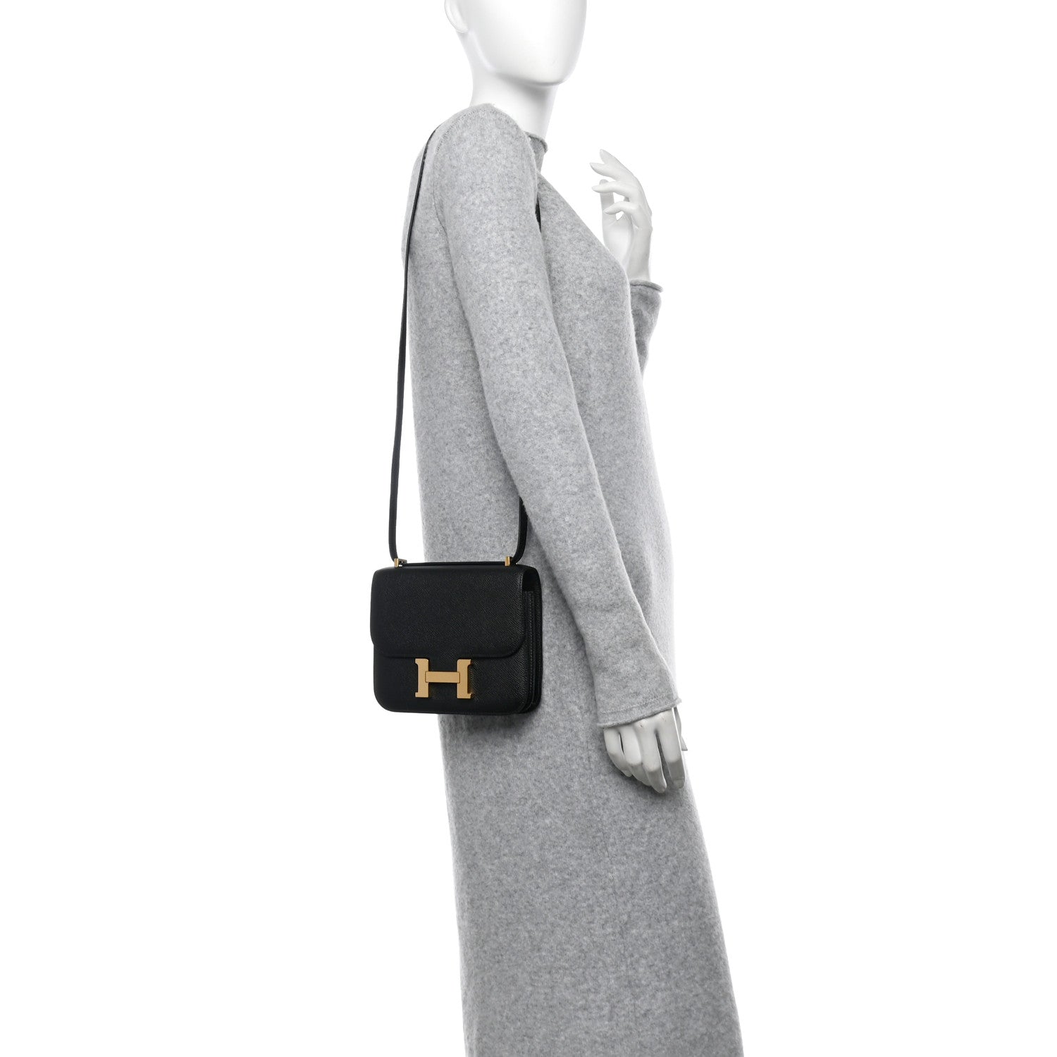 Hermes Epsom Constance 18 Black 2 of 13
