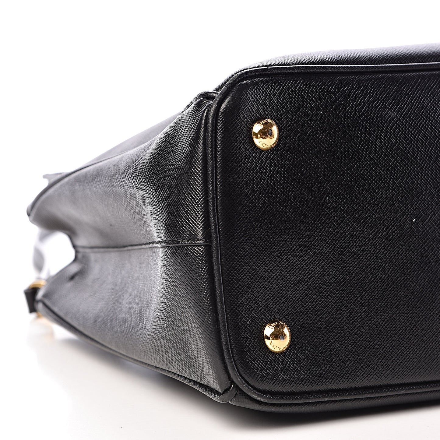 Saffiano Lux Medium Tote Black