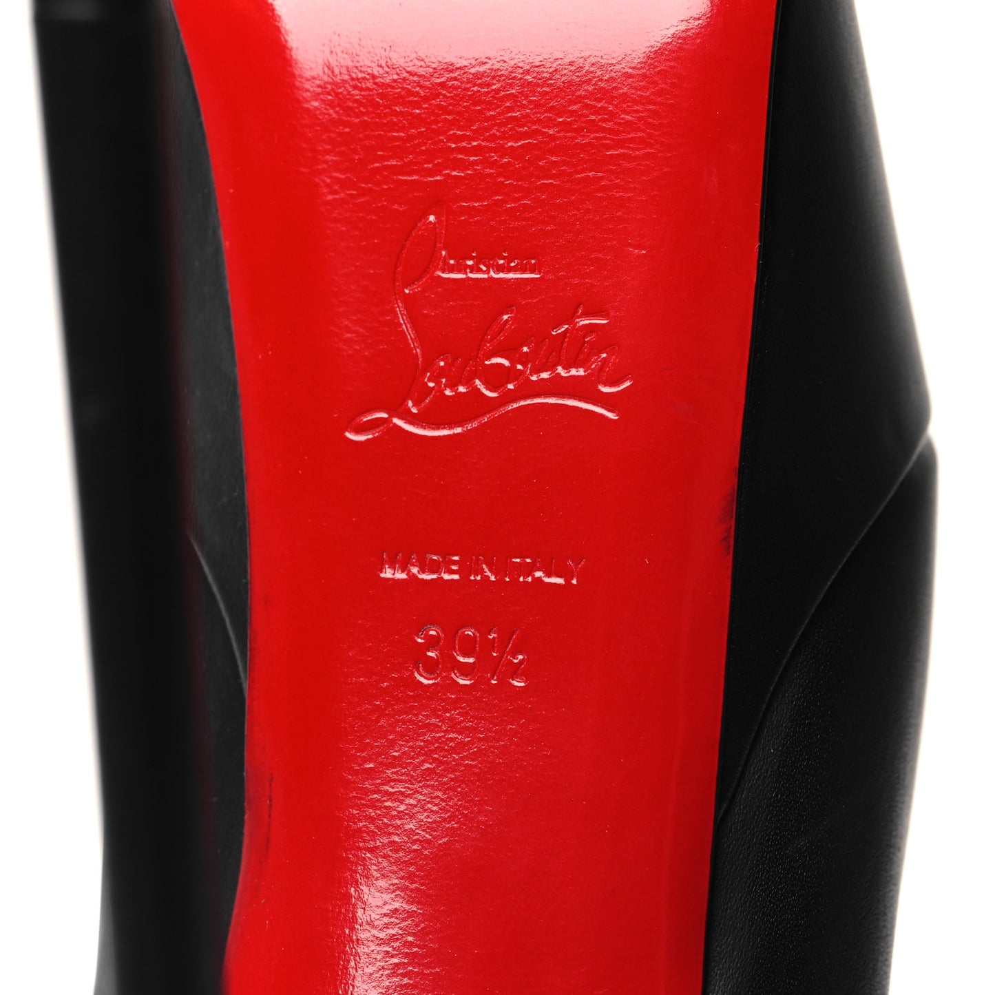 Calfskin Dolly Alta Booty 160 Ankle Boots 39.5 Black