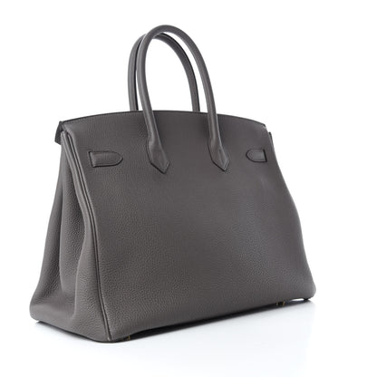 Hermes Togo Birkin 35 Etain 3 of 10