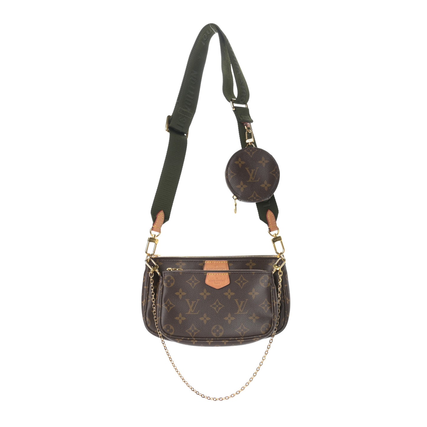 Monogram Multi Pochette Accessories Kaki
