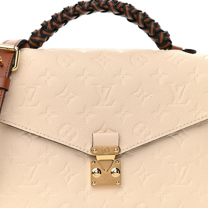 Louis Vuitton Empreinte Braided Pochette Metis Creme Beige Caramel 7 of 10
