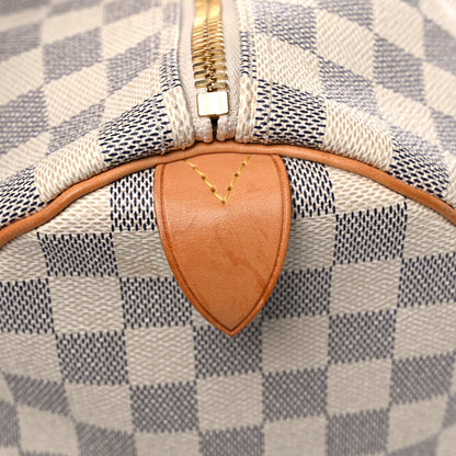 Louis Vuitton Damier Azur Keepall 50 23 of 29