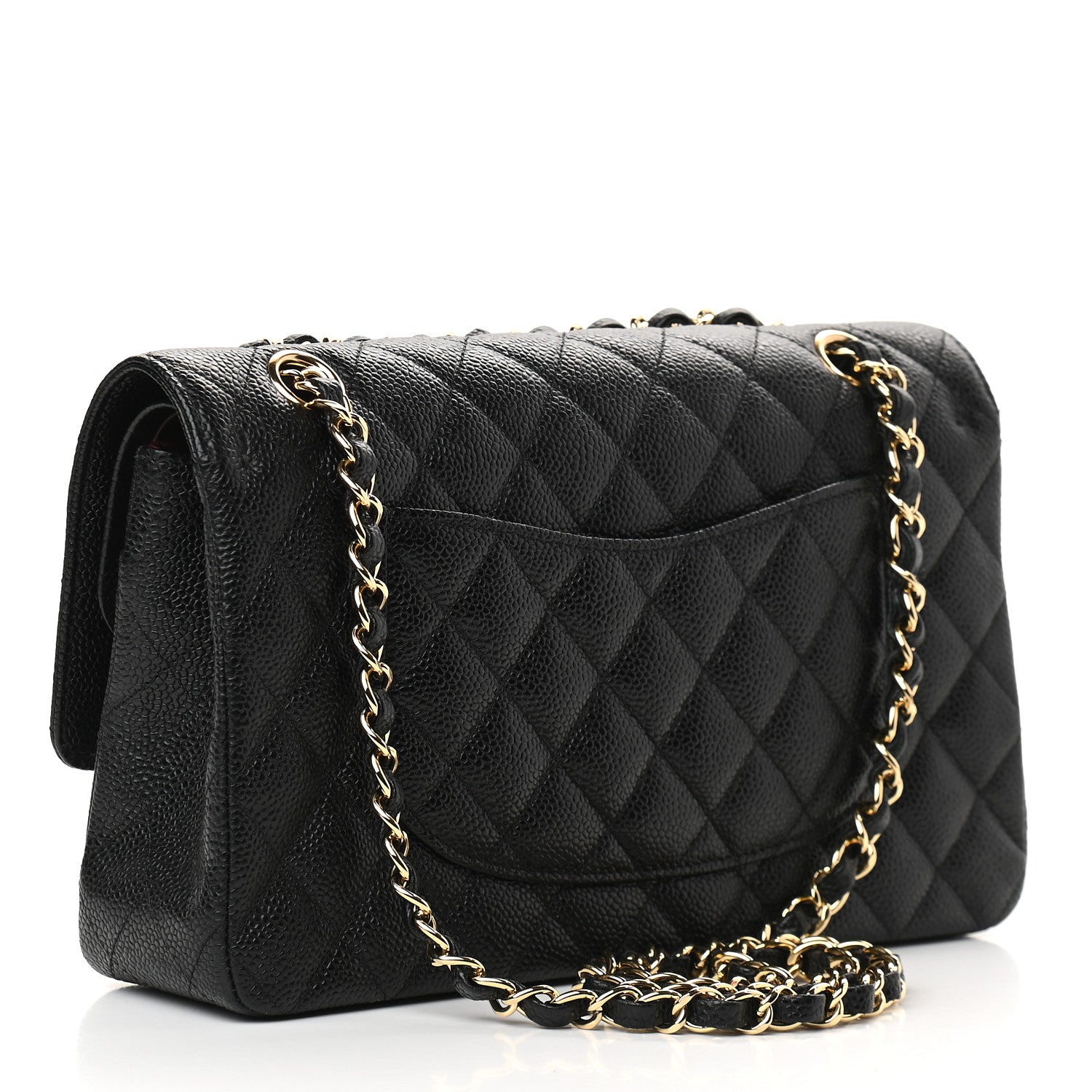 Chanel Caviar Quilted Medium Double Flap Black 3 of 9