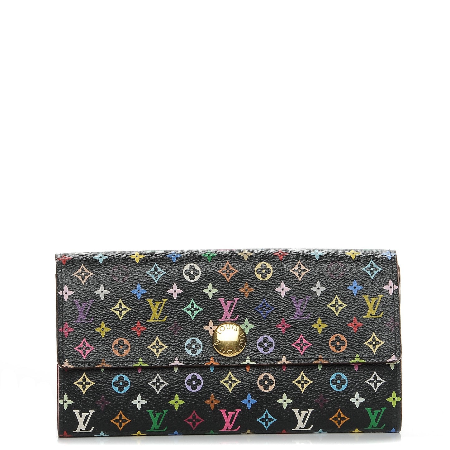 Monogram Multicolor Sarah Wallet Black Grenade