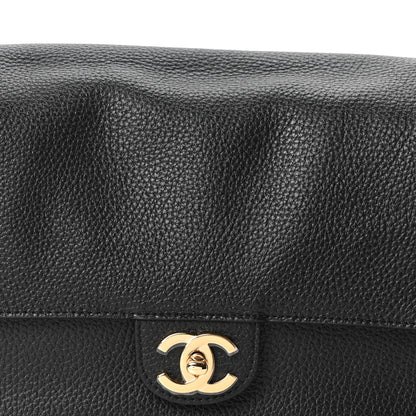 Chanel Grained Calfskin Small Souplissimo Maxi Flap Black 8 of 12
