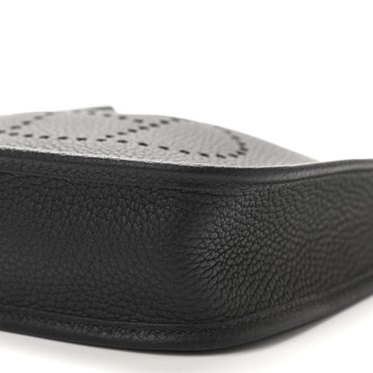 Hermes Taurillon Clemence Evelyne TPM Black 10 of 12