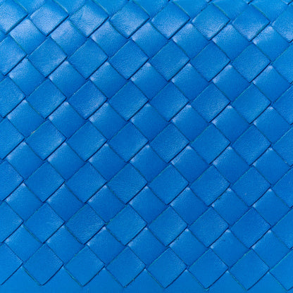 Bottega Veneta Nappa Intrecciato Continental Flap Wallet Blue 8 of 8