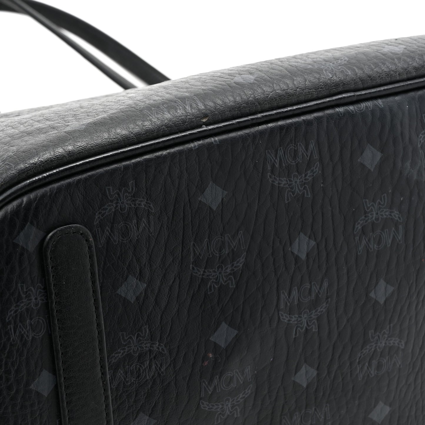Visetos Medium Liz Reversible Shopper Tote Black