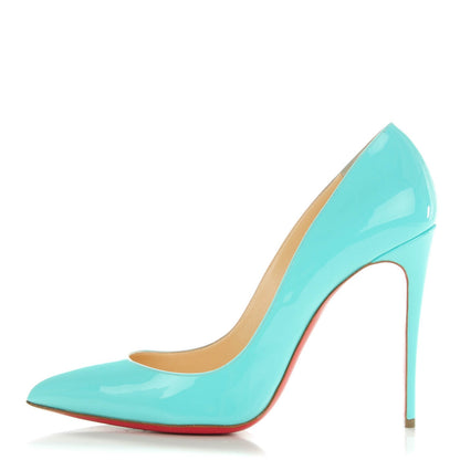 Christian Louboutin Patent Pigalle Follies 100 Pumps 41 Opaline 1 of 11