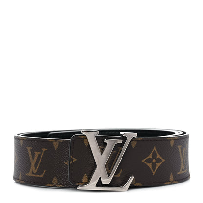 Louis Vuitton Monogram Calfskin 40mm LV Initiales Reversible Belt 100 40 Black 1 of 4