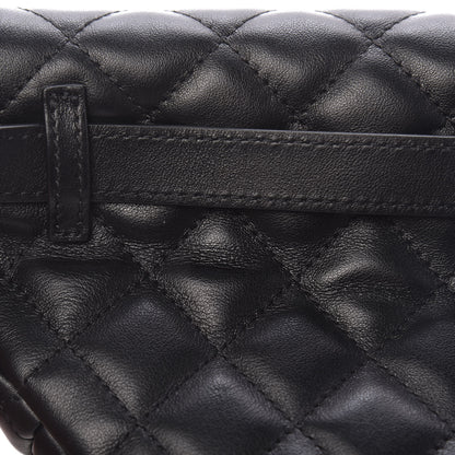 Chanel Lambskin Quilted Waist Belt Bag Black 10 of 11