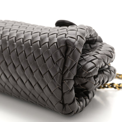Bottega Veneta Nappa Intrecciato Small The Lauren 1980 Clutch With Chain Fondant 10 of 11