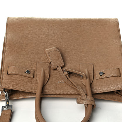 Saint Laurent Grained Calfskin Baby Sac De Jour Souple Dark Beige 6 of 8