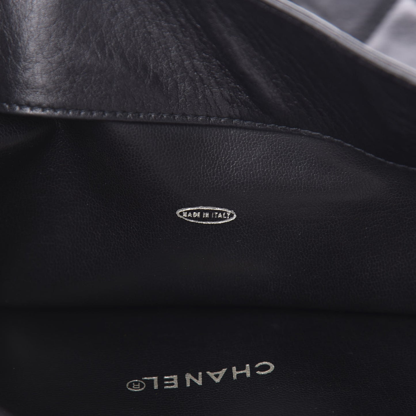 Lambskin Shopping Tote Black