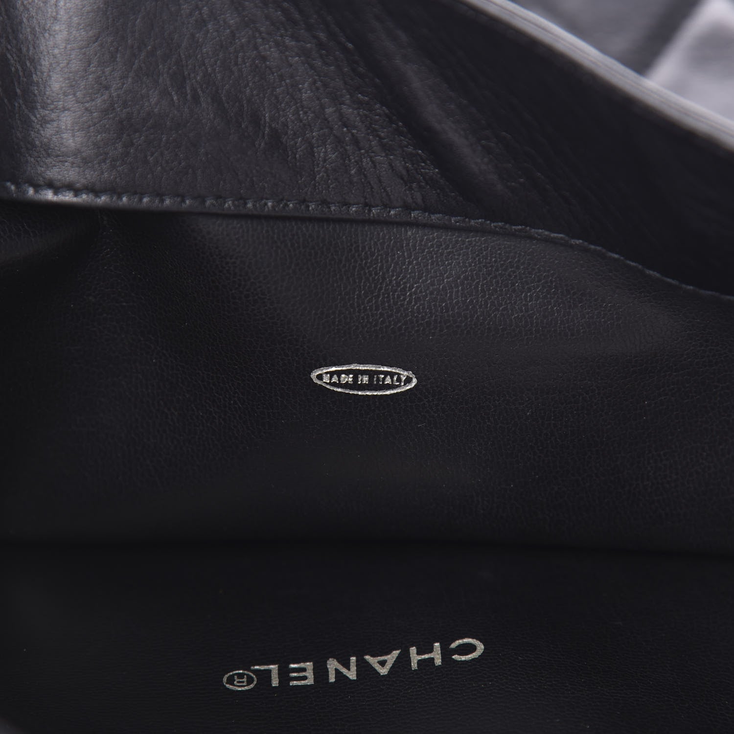 Chanel Lambskin Shopping Tote Black 7 of 13