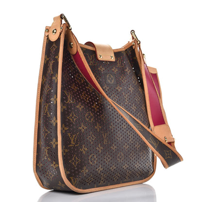 Louis Vuitton Monogram Perforated Musette Fuchsia 3 of 9