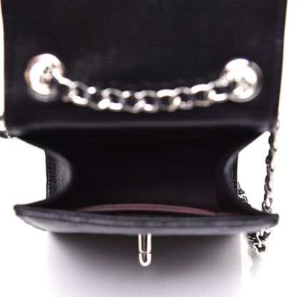 Chanel Caviar Quilted Classic Phone Holder Black 5 of 14