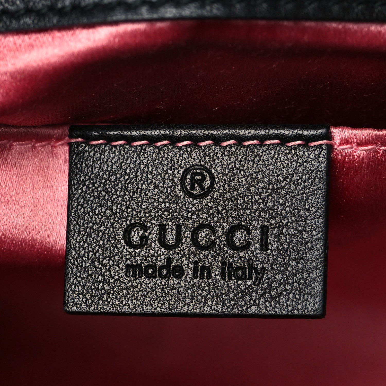Gucci Velvet Matelasse Mini GG Marmont Shoulder Bag Black 6 of 11