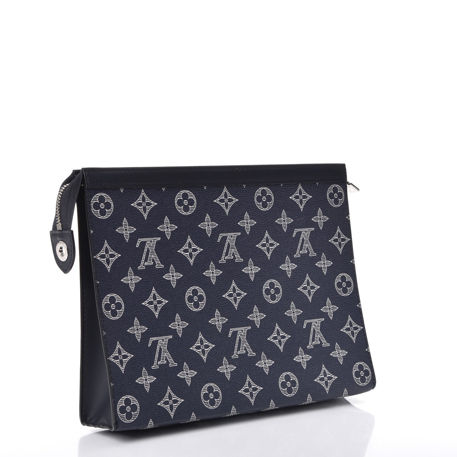 Louis Vuitton Savane Monogram Chapman Lion Pochette Voyage MM Ink 3 of 7