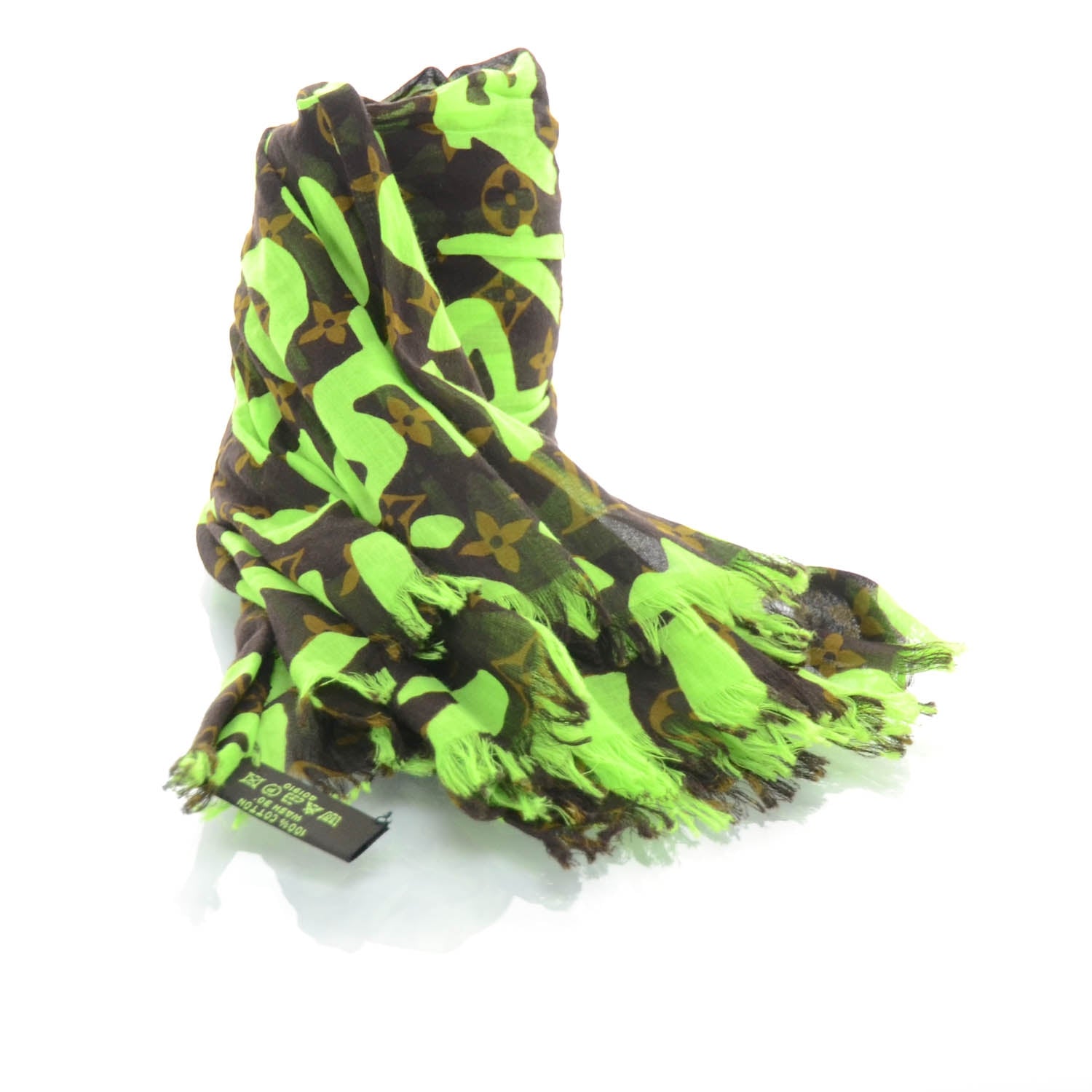 Louis Vuitton Cotton Graffiti Green 3 of 5