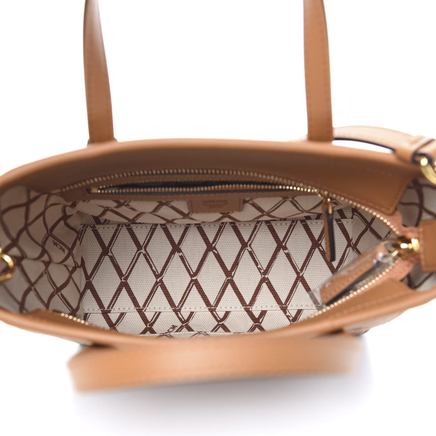 Visetos Mini Toni Shopper Tote Cognac