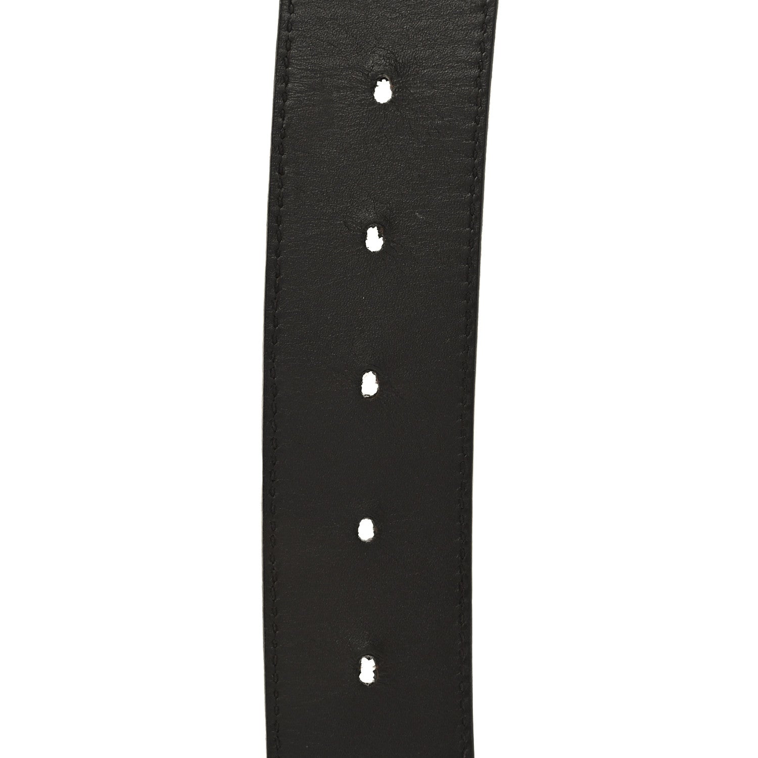 Gucci Guccissima Signature Interlocking G Reversible 37mm Belt 95 38 Black Cocoa 4 of 7