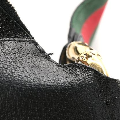Gucci Monogram Web Bamboo Ring Hobo Black 12 of 12