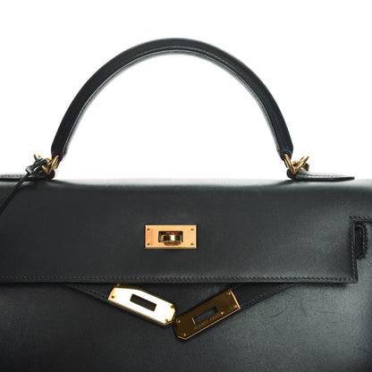 Hermes Box Kelly Sellier 32 Vert Fonce 21 of 44
