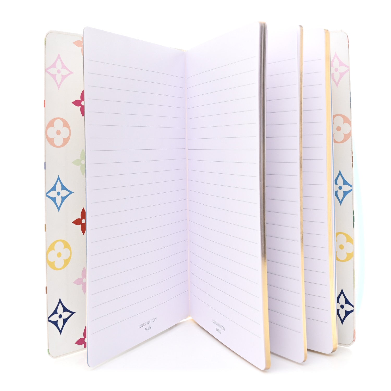 Louis Vuitton LV x TM Monogram Multicolor Jane Notebook MM White 5 of 7