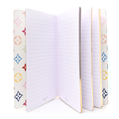 Louis Vuitton LV x TM Monogram Multicolor Jane Notebook MM White 5 of 7